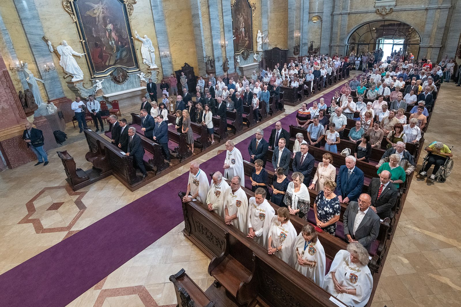 Ünnepi szentmise augusztus 20-án a Bazilikában